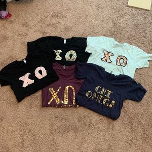 5 Chi Omega Shirts